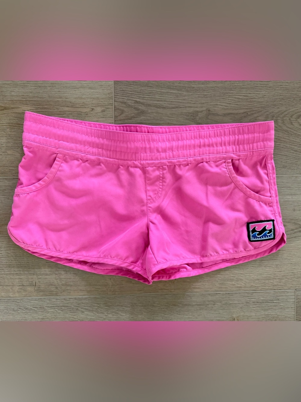 Billabong Y2K Low Rise Board Shorts Women’s Large Hot Pink